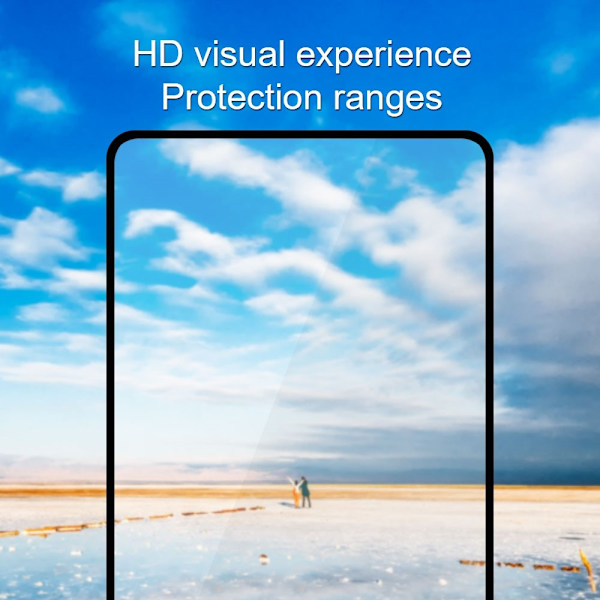 AMORUS till Pixel 9 / 9 Pro Härdat glas skärmskydd 2-Pack Transparent