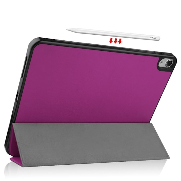 Apple iPad Air (2020) (2022) Kolminkertainen jalusta tablettikotelo - violetti Purple