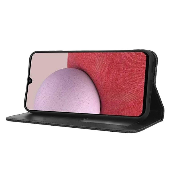 Wallet Stand Flip-telefonetui til Samsung Galaxy A14 5G - Sort Black