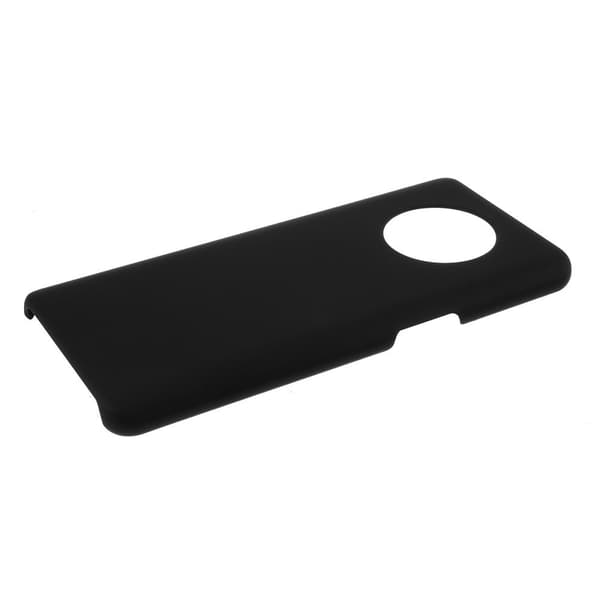Rubberized Hard PC Phone Suojakuori - OnePlus 7T - Musta Black