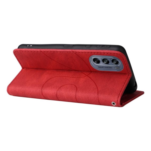 For Motorola Moto G62 KT Series-1 To-fargets Red