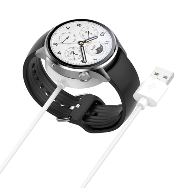 Laddare för Xiaomi Watch S1 Pro + hållare Vit