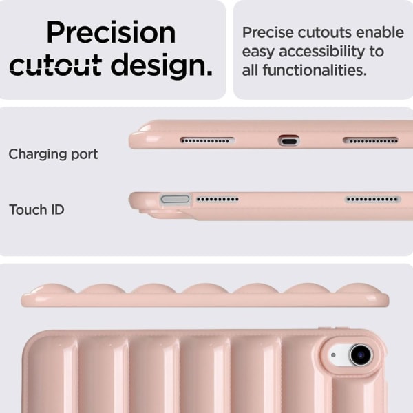 För iPad 10.9 (2022) Candy Color TPU - Rosa Rosa