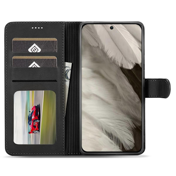 LC.IMEEKE Lompakkokotelo Pixel 8 - Musta Black