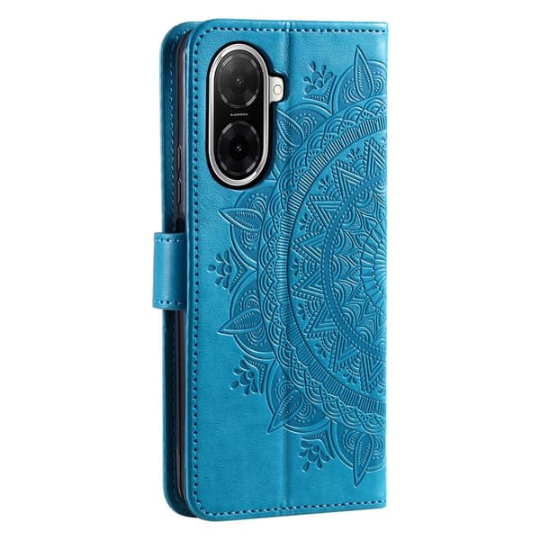 För Xiaomi Redmi A5 4G / Poco C71 4G Stativfodral Totem  Plånboksfodral - Blå Blå