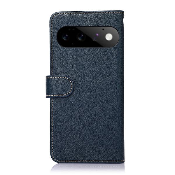 KHAZNEH Plånboksfodral med rem till Google Pixel 11 och Pixel 11 Pro Blå