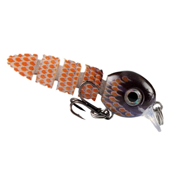 5 todenmukaista kalastusuistia Crankbait säilytyslaatikolla Multicolor