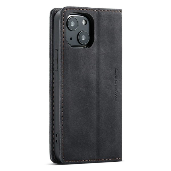 CASEME Retro tegnebog taske til iPhone 13 - sort Black