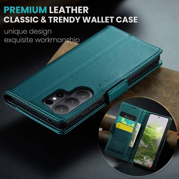 CASEME Plånboksfodral Samsung Galaxy S26 Ultra - Grön Grön