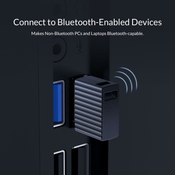 ORICO BTA-580 Mini USB Bluetooth 5.0 -sovitinsovitin Black