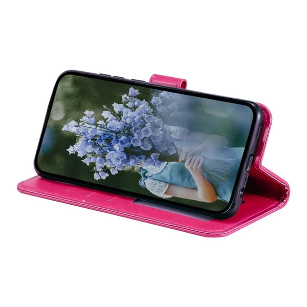 Xiaomi Redmi A5 4G / Poco C71 4G Jalustakotelo Totem Lompakkokotelo Pink