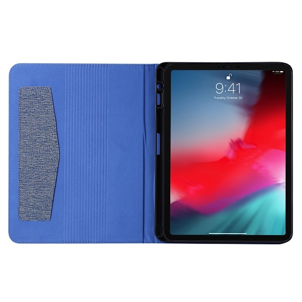 Tablettdeksel for iPad Air 13 (2024) - Stofftekstur - Blå Blue