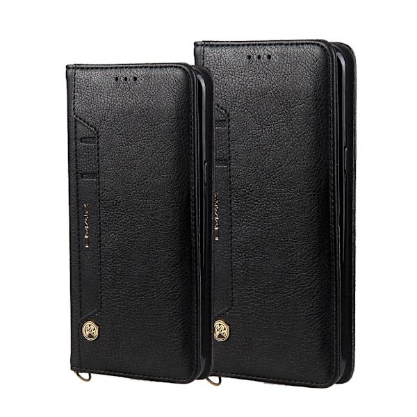 CMAI2 Litchi plånboksfodral Samsung Galaxy S8 Plus - Svart Black