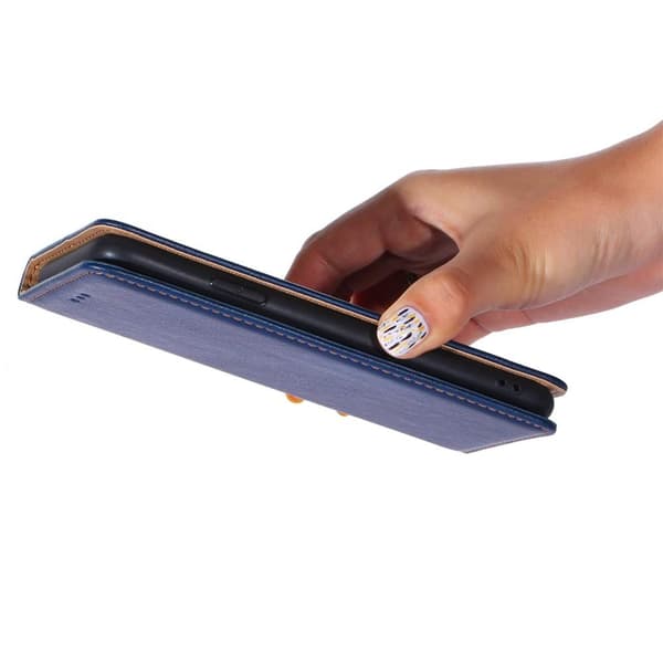 Google Pixel 6a Stand Telefontaske Fuld Beskyttelse Pung Cover - Sort Black