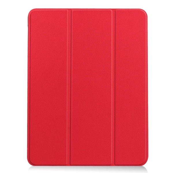 Apple iPad Air (2020) (2022) kolminkertainen jalusta tabletin case - punainen Grey