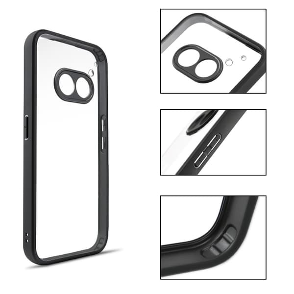 For Nothing Phone (2a) + Akryl anti - drop telefonetui Transparent