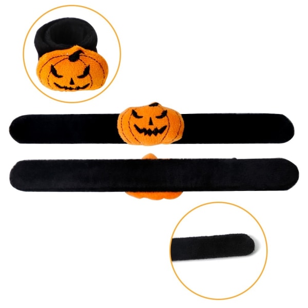 Halloween Slap Band Armband för Party Fest Maskerad - Häxhatt Röd