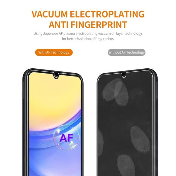ENKAY Hærdet glas til Samsung Galaxy A15 2stk Transparent