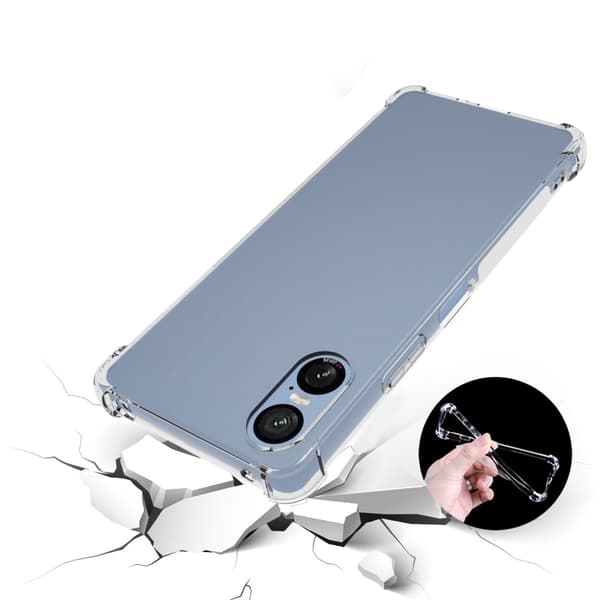 Slank TPU-telefondeksel for Sony Xperia 10 VI Transparent