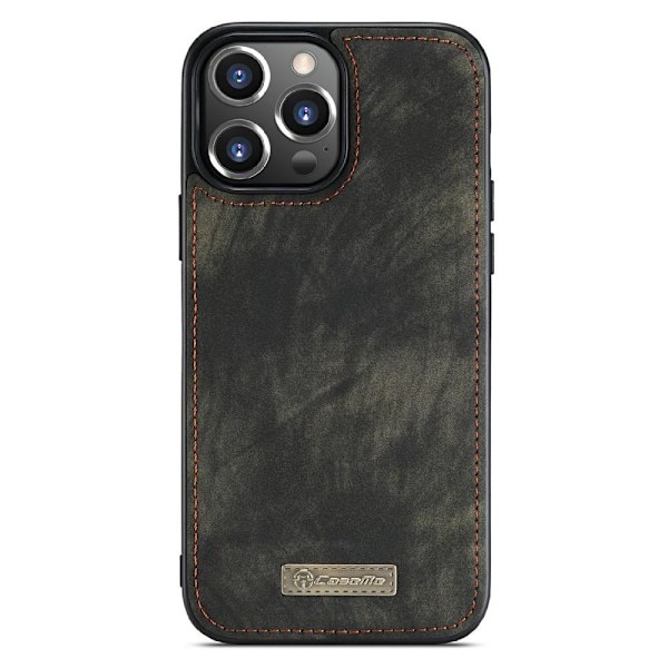 CASEME iPhone 13 Pro Max 2-in-1 lompakkopuhelimen kuori - musta Black