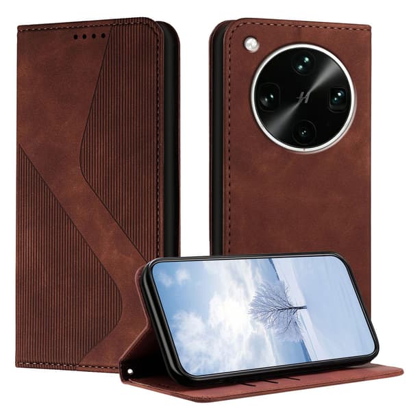 Oppo Find X9 Ultra 5G Lompakkokotelo Brown