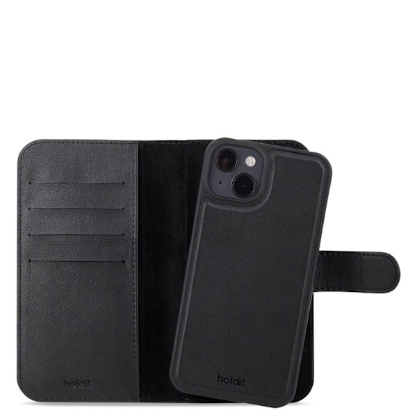 HOLDIT Wallet Case Magnet Plus lompakkokotelo iPhone 15 Black