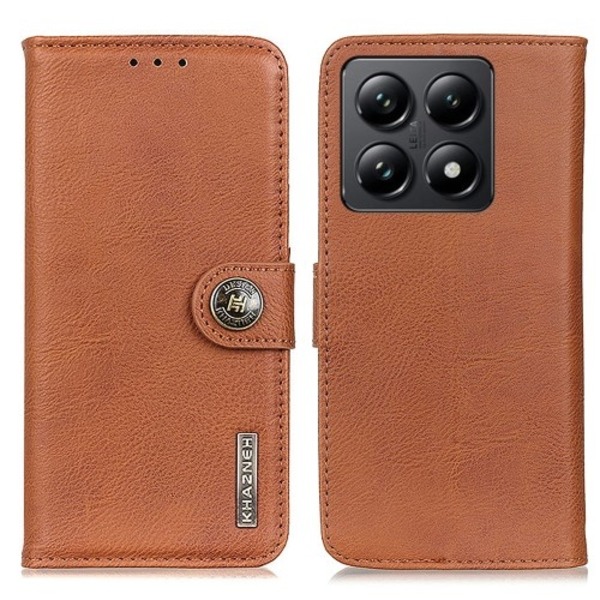 KHAZNEH Til Xiaomi 14T Case Shell Brown