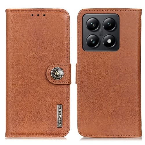 KHAZNEH Xiaomi 14T Case Shell Black - kotelolle Brown