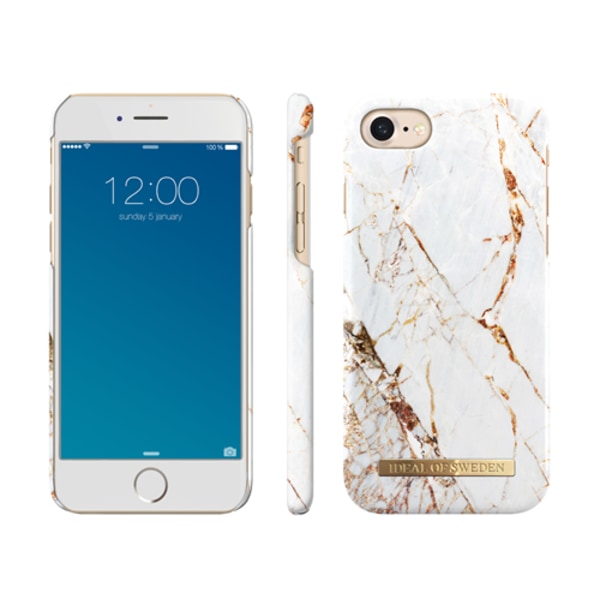 iDeal Of Sweden iPhone 8/7/6s/6/SE Marmor skal - Guld Guld
