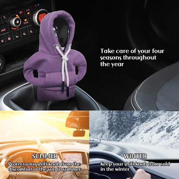 Autohupparinsuojaus Design Decoration Vaihteenvaihde - Violetti Purple