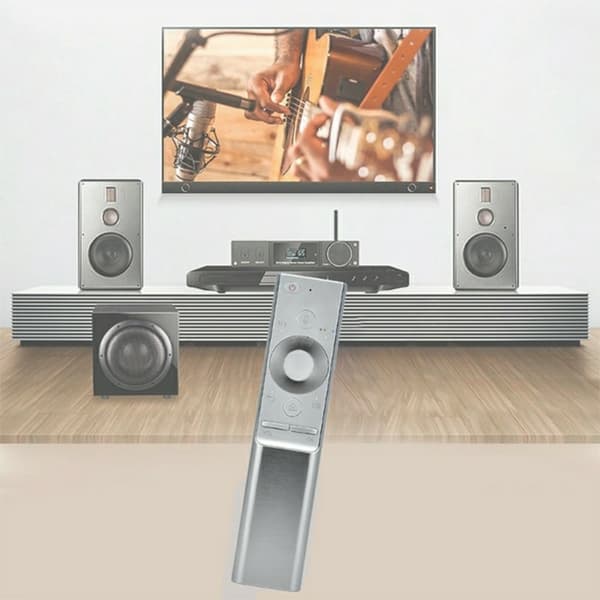 TV-fjernkontroll erstatning for BN59-01272A for Samsung TV med stemmefunksjon Grey