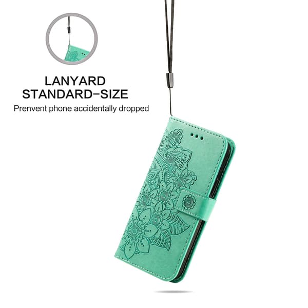 Xiaomi 17T Lompakkokotelo Mandala Green