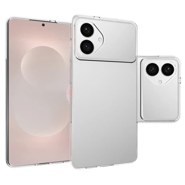 Til Samsung Galaxy S26 Edge Case TPU Cover Bagside Transparent