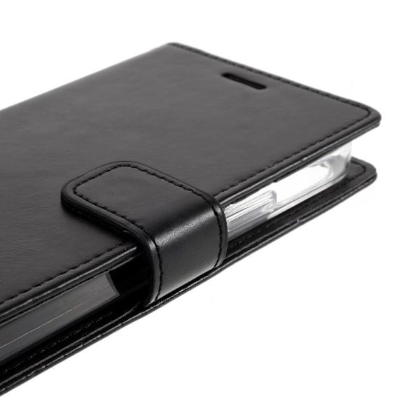 MERCURY GOOSPERY Sininen Moon Lompakkokotelo iPhone 12 Pro Max Musta Black