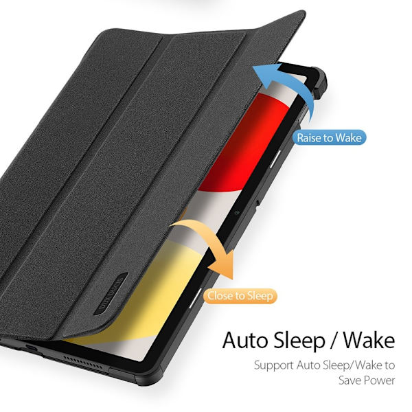 DUX DUCIS Tri-fold Stativ til Xiaomi Redmi Pad SE - Svart Black