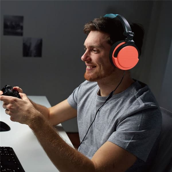 Til PS5 Nintendo Switch OLED XBOX PC Gaming Headset Kablede Hovedtelefoner med Mikrofon Black