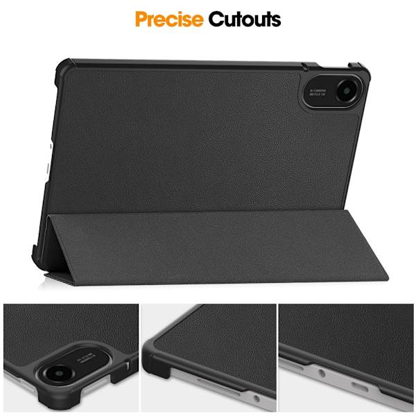 Til Xiaomi Redmi Pad 2 Cover Stødsikkert Stand Cover til Tablet - Sort Black