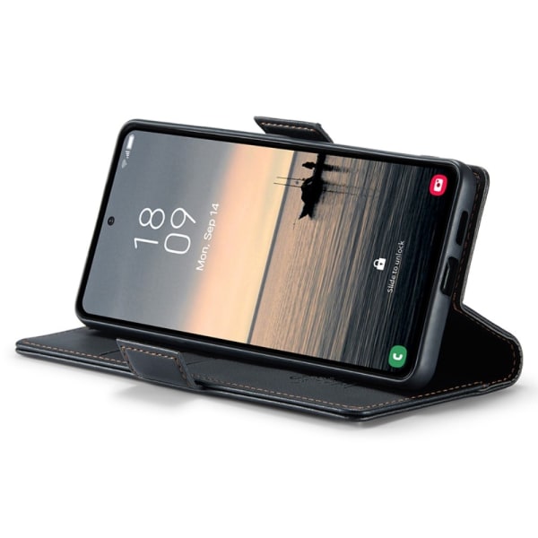 CASEME Retro Pung Taske til Samsung Galaxy S23 FE - Sort Black