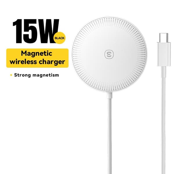 ESSAGER til iPhone 14/13/12 Series 15W magnetisk oplader White