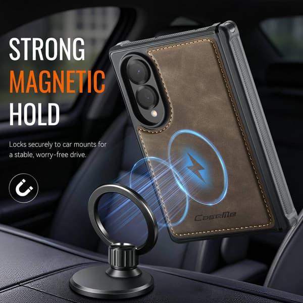 CASEME Magnetisk telefondeksel til Samsung Galaxy Z Fold8 Brown
