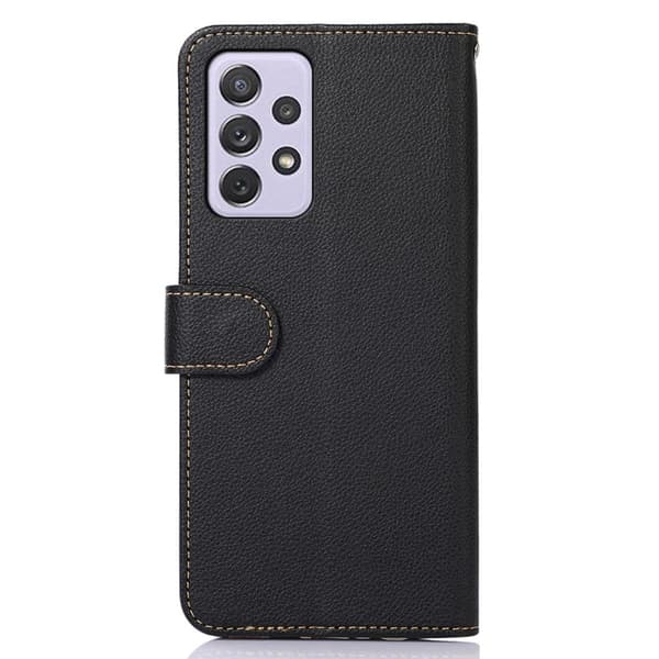 KHAZNEH Phone Cover for Samsung Galaxy A73 5G - Black & Red Black
