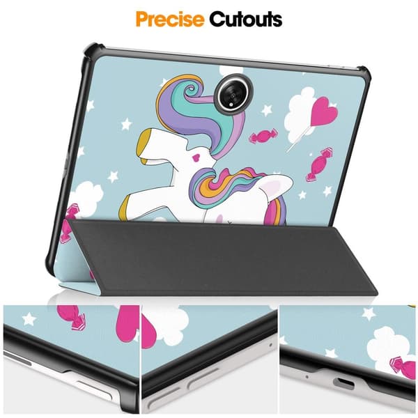 Til OnePlus Pad Trifold Stand Tabletcover - etui - Hest Multicolor