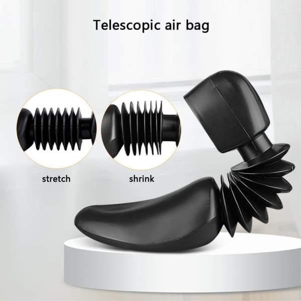 1st justerbar plastsko Skoblock Shoe Extender sko storlek 40 - 46 Svart