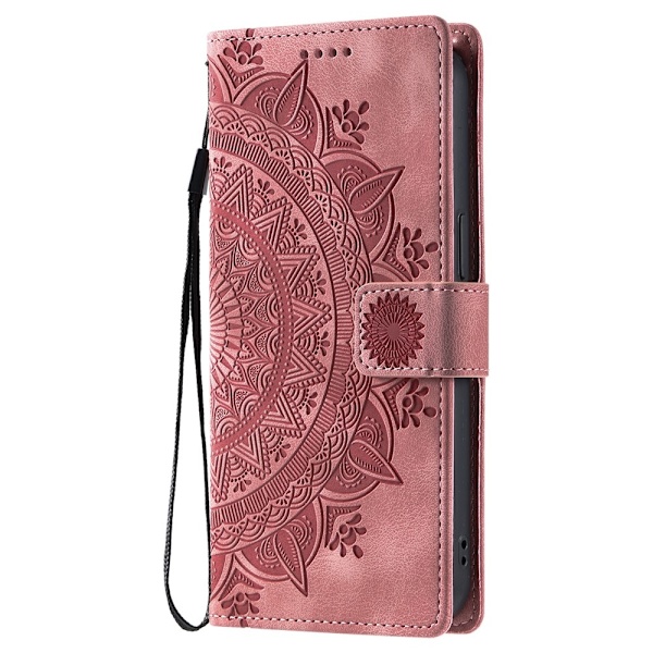 Til iPhone Air Stand Cover Totem Tegnebogsetui Pink