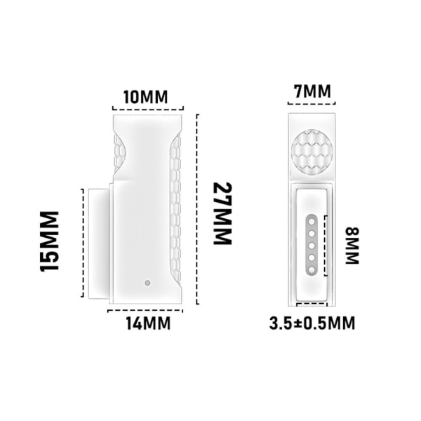Kompatibel med MagSafe 2 til USB-C for MacBook Converter Silver
