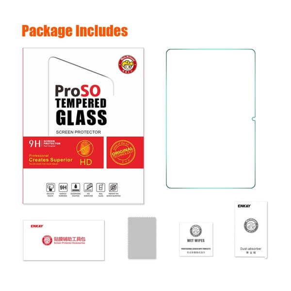 HAT PRINCE Herdet Glass Samsung Galaxy Tab A9+ Transparent