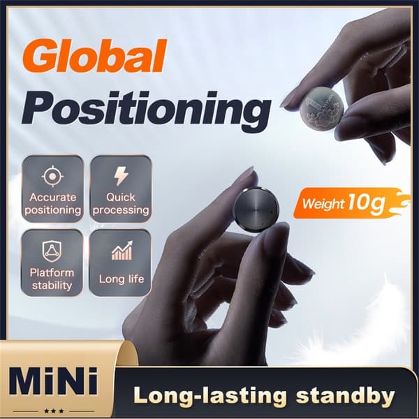 Smart Global Positioning Anti-Lost Tracker GPS-lokalisator 220mAh - Hvit Black