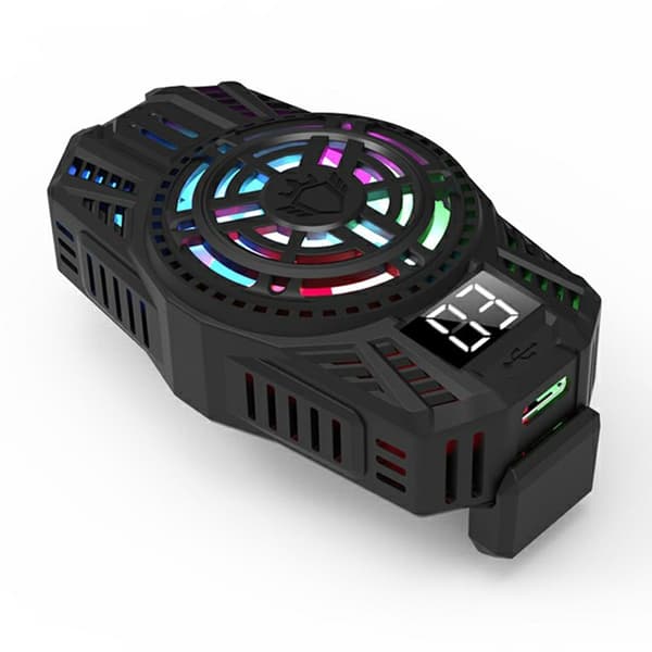 Mobiltelefon Radiator Smartphone Gaming Varmeafledningskøler Black