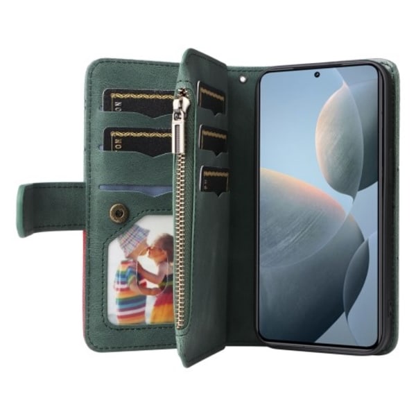 KT Wallet Case til Xiaomi 14T Green