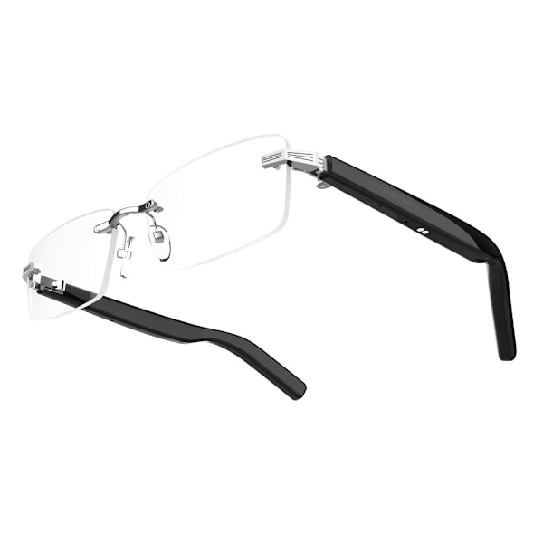 Langaton musiikki Bluetooth 5.3 Smart Glasses Mikrofoni Kaiutin Pyöräile Juoksu Transparent